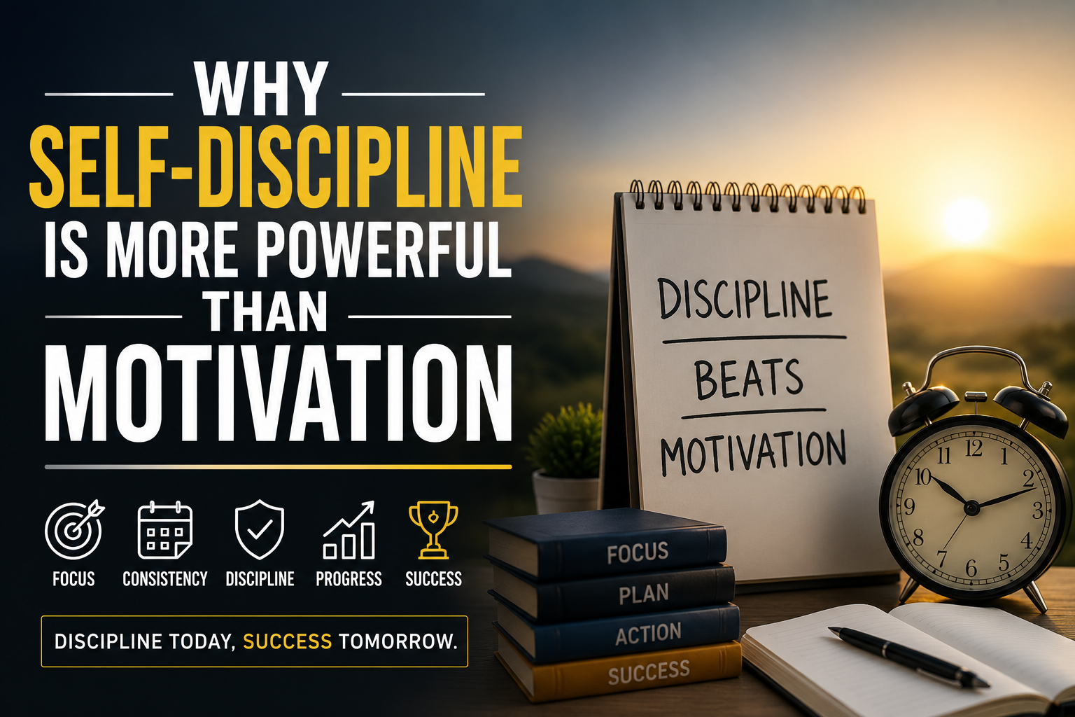 Why Self-Discipline is More Powerful Than Motivation